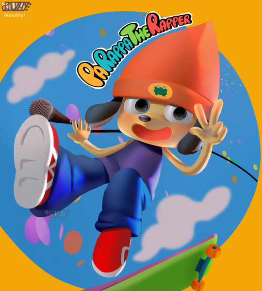 Parappa the Rapper Stickers by Esmahasakazoo -- Fur Affinity [dot] net