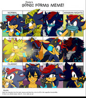 Sonic X AU - Shadow Age Progression by RaymanxBelle -- Fur