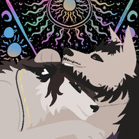 Quietly beating drum