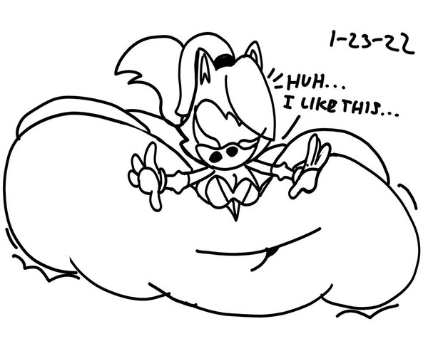 Hyperpreg Sonic.EYX (Angle 3) by Pokemon_Lover2002 -- Fur Affinity [dot] net