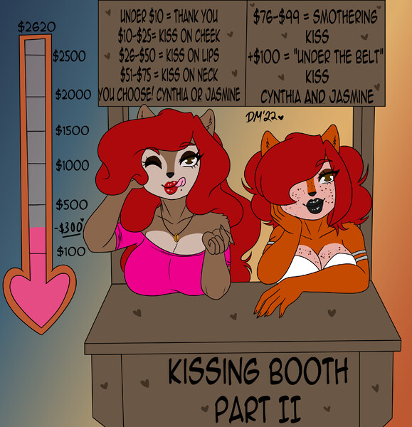 Kissing Booth/Biting Booth by HowardTheUnclean -- Fur Affinity [dot] net