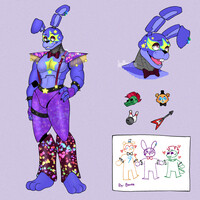 Glamrock Bonnie by ThiccNNerdy -- Fur Affinity [dot] net