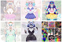 mystery moodboard adoptables anthro OPEN