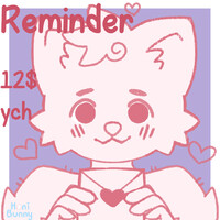 Reminder YCH Valentines day