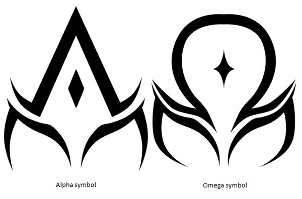 omega wolf symbol