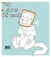 Cat bread ych 4/4 slots OPEN!!