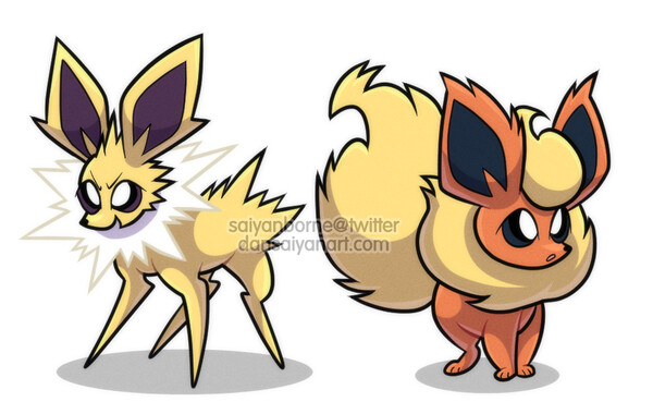 Pokemon Base (Eevee Evolutions) - 10$ by AshMeier -- Fur Affinity [dot] net