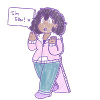 Ellen on Display! [Cardboard Cutout TF]