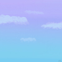 Calming clouds background(F2U)