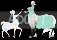 Adopt a Pregnant Centaur Mommy with baby