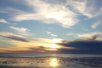 Rada Tilly at sunrise