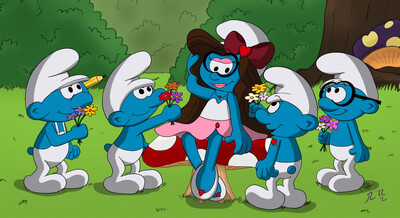 A New Smurf in Town Part 1 by MissCutieTastic -- Fur Affinity [dot] net