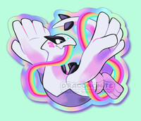 February Patreon Sticker - Holographic Lugia