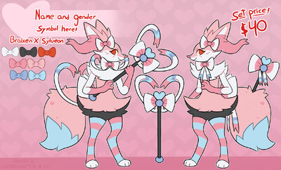 🎵 CLOSED - Sylveon x Meloetta ADOPT by risuchan004 -- Fur Affinity [dot]  net