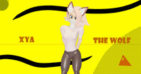 Xya the wolf - 3D model preview