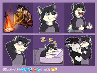 Stickers for Zach and Diego 🖤