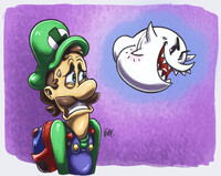 Luigi Ghost butt