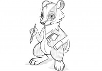 Badger sketch 3