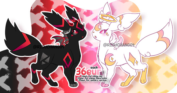 🎵 CLOSED - Sylveon x Meloetta ADOPT by risuchan004 -- Fur Affinity [dot]  net