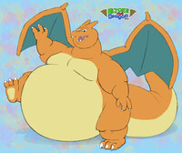 006 CHARIZARD 'Charlie' Pokédex Entry - HeartGold Version by Aruphonse --  Fur Affinity [dot] net