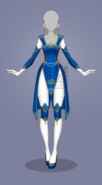 The Thunder Legion's Keys | Fantasy clothing, Anime outfits, Dress drawing