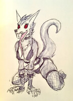 Vampire Otter Sketch