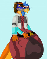 Arthur and Falco crotch belly vore