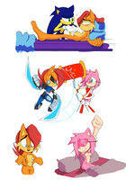 Scrapped story companion drawings