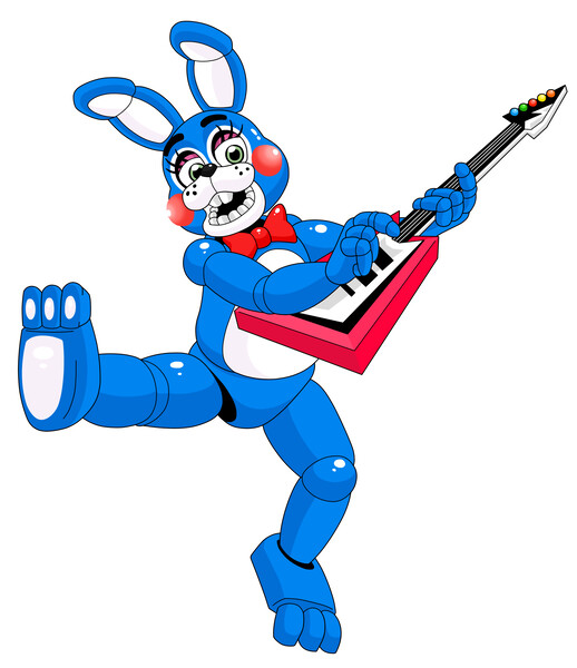 FNAF 2 - Toy Bonnie by dominobear -- Fur Affinity [dot] net