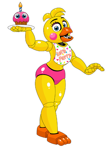 FNAF Chica Fan-art! by CandyCotton098 -- Fur Affinity [dot] net