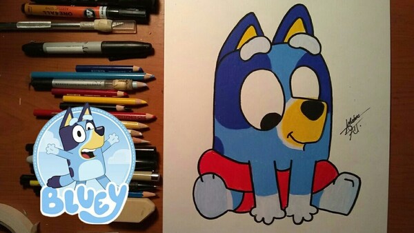 Bluey and Bingo by MasherArt787 -- Fur Affinity [dot] net