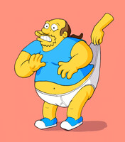 Comic Book Guy Wedgied Again