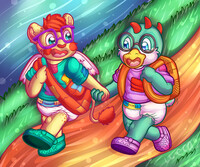 When 2 Become 1 - Love Struck Dino-duck