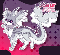 💀 CLOSED - Vaporeon x Galarian Corsola ADOPT