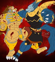 Gladiator beast Alexander vs DDD Beowulf