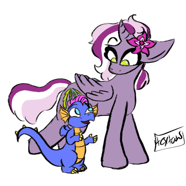 Spike and Thorax -- Monsters of Love by Starponys -- Fur Affinity