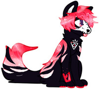 Pink Dog Adoptable $15
