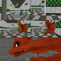 Charizard Stuck in Vent