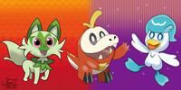 Pokemon Scarlet and Violet starters
