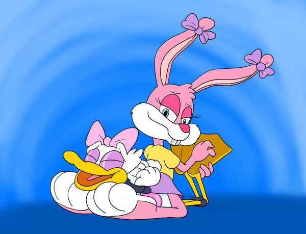 Babs Tickles Daisy by Toonboy1029 -- Fur Affinity [dot] net Babs Tickles Daisy by Toonboy1029