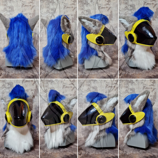 Protogen fursuit head by gatorwavesuits -- Fur Affinity [dot] net