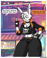 Punk Rock Bunny is pissed