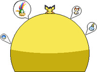 Pichu's Large meal