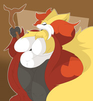 Open cloak Delphox