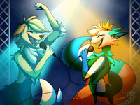 Rocking out with my bf