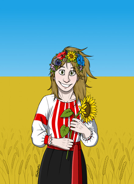 Ukraine countryhuman idk by ShameS_S -- Fur Affinity [dot] net