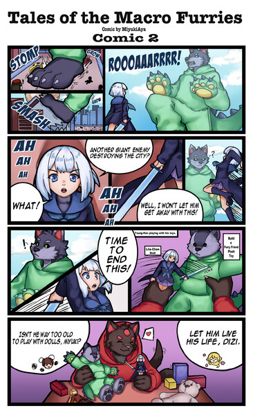 Tales Of The Macro Furries [ Comic 2 ] By Miyukiaya Fur Affinity [dot] Net