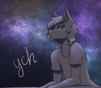 looking at stars ych auction