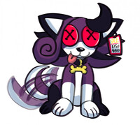 Plush Purple Pup