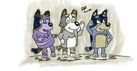 Bluey: Bob, Stripe, and Bandit